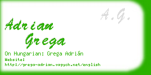 adrian grega business card