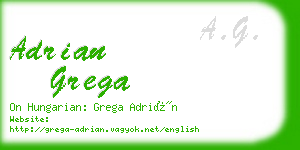 adrian grega business card